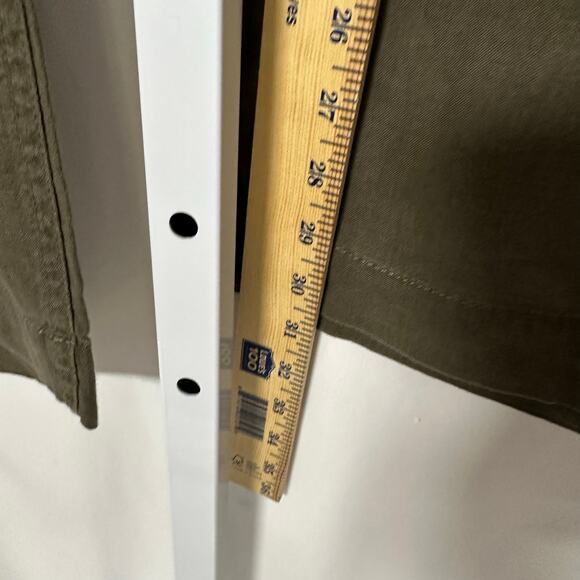 Kut From The Kloth 100% Linen Drawstring‎ Wide Leg Pants Green Sz 12 Essential - Picture 9 of 9